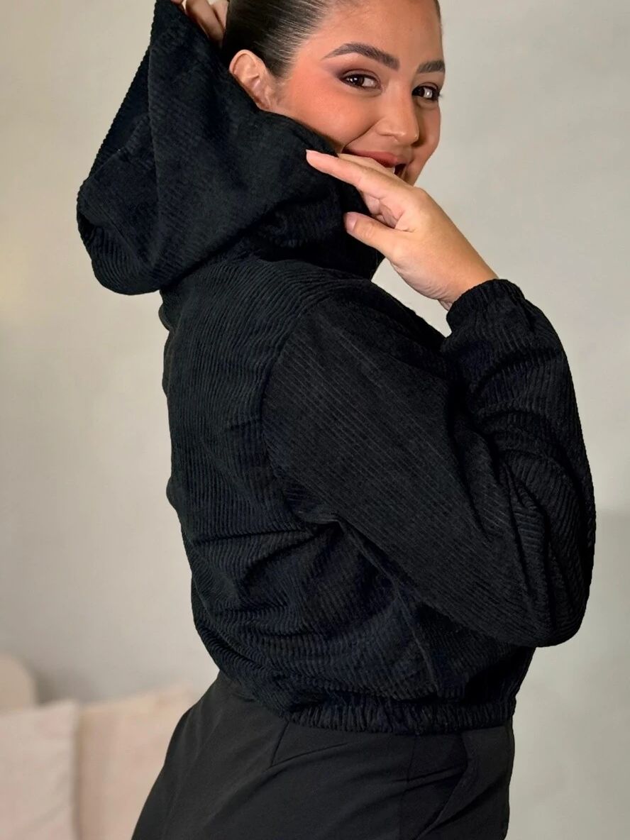 Jaqueta Cotele Capuz Camila