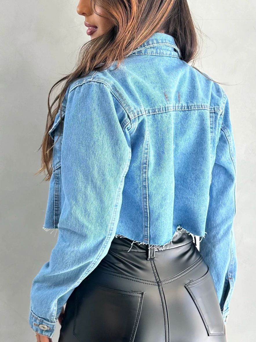 Jaqueta Jeans Daise Lavagem Clara
