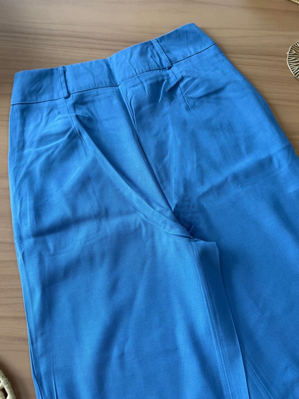 Calca Pantalona Carina Azul Jeans