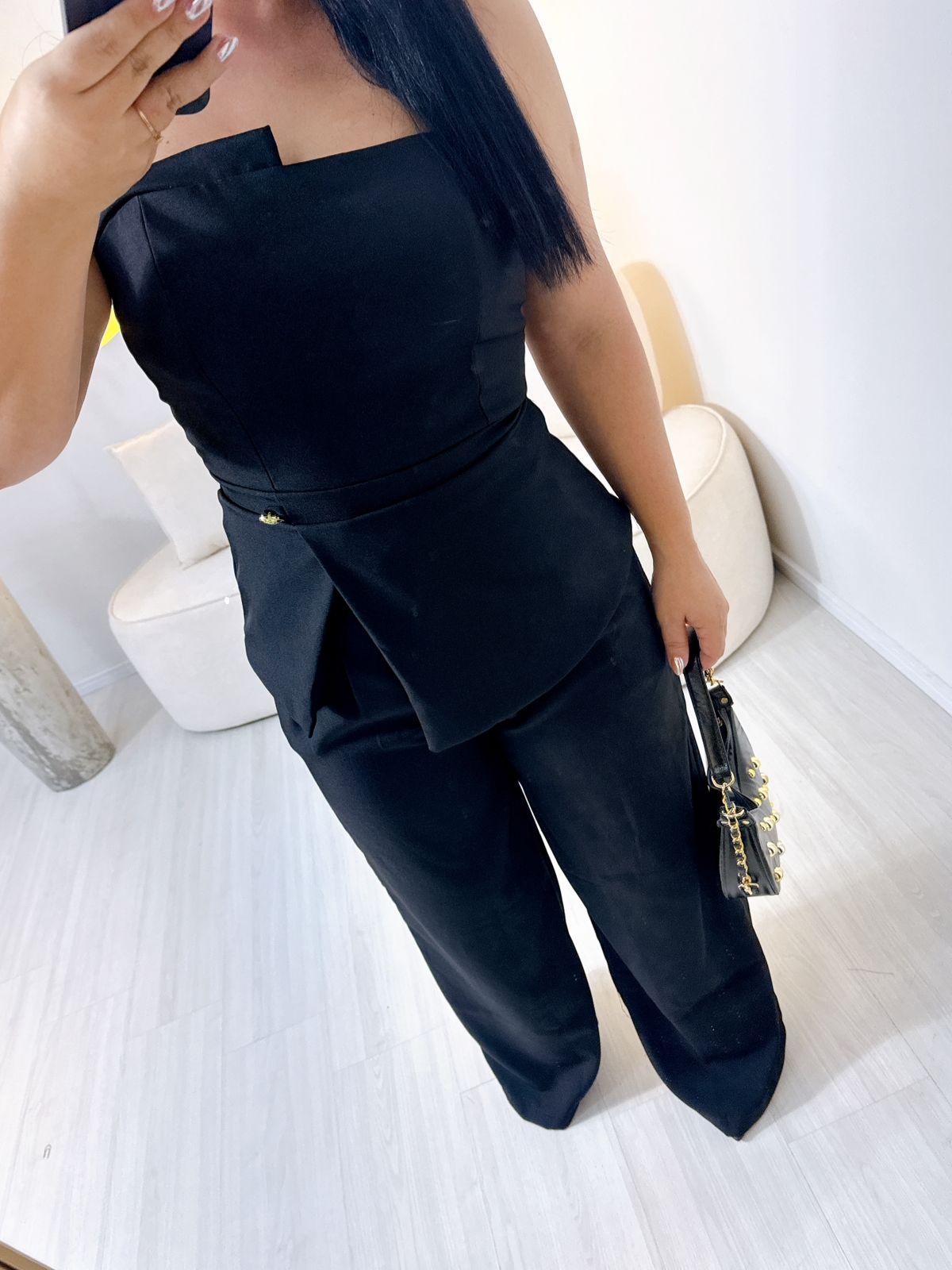 Conjunto Calca e Blusa Renata Preto