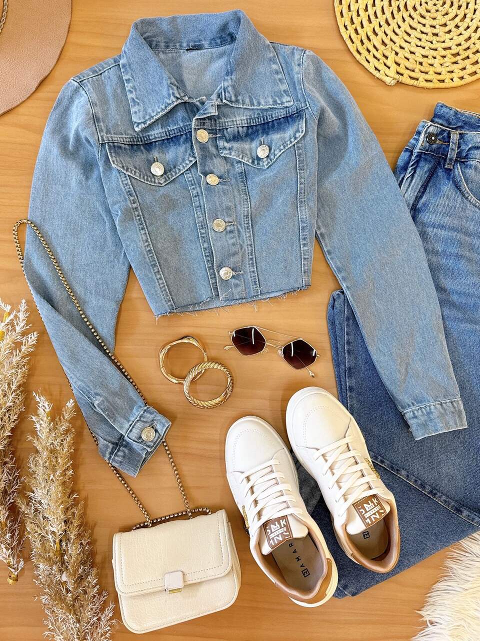 Jaqueta Jeans Daise Lavagem Clara